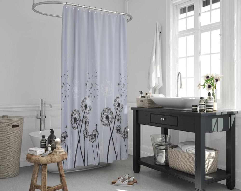 Made In Turkey Water Proof Polyester Shower Curtain