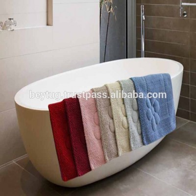 Luxury Soft Cotton Bathmat Washable Bath Mat MADE IN TURKEY